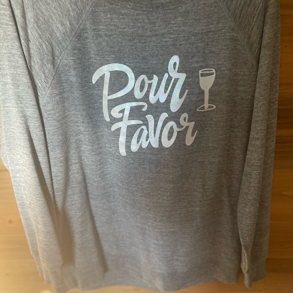 Sweatshirt material size medium